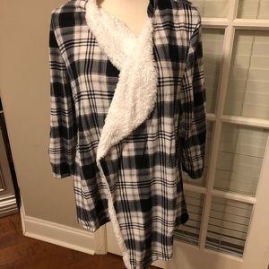 Plaid cardigan